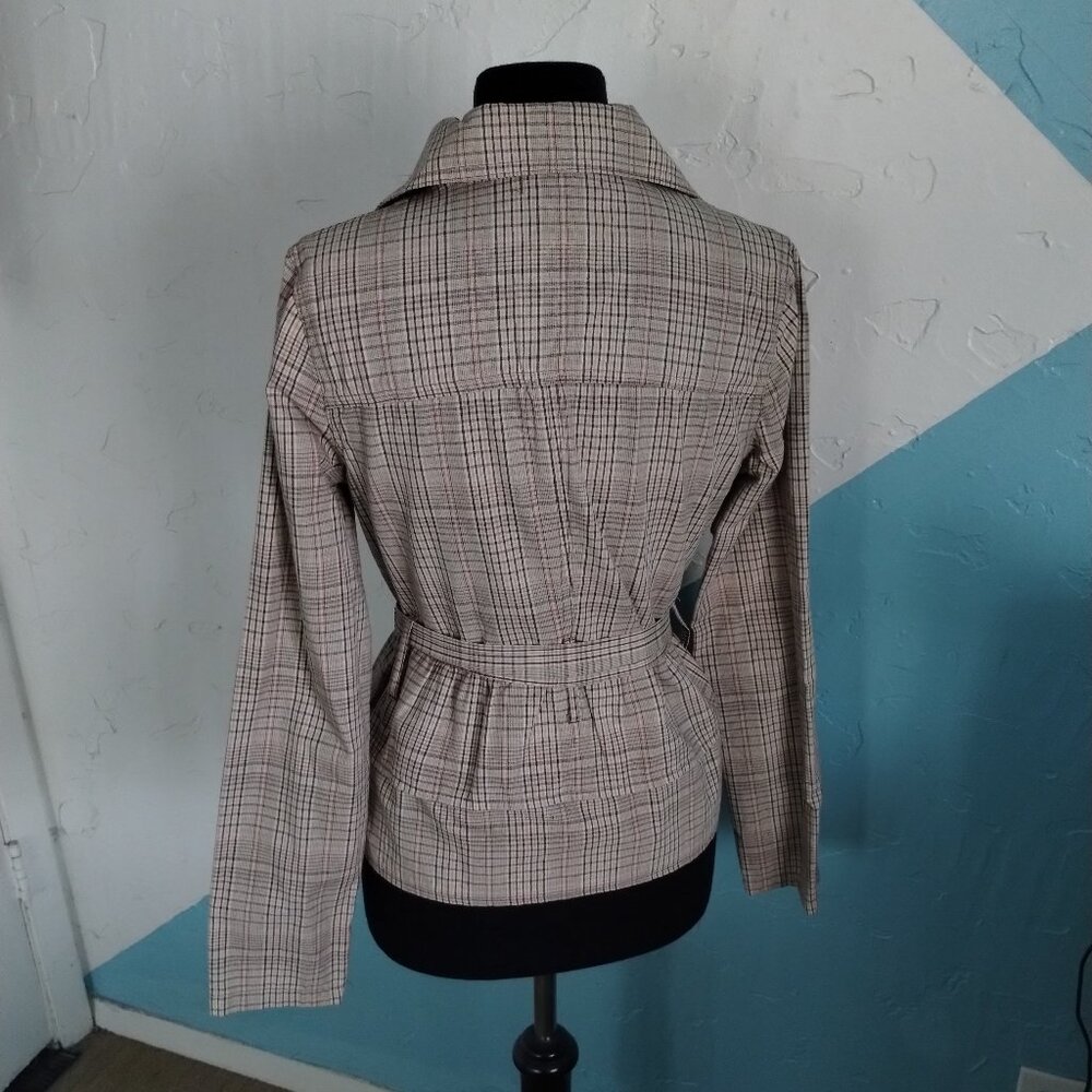 Paris Blues Plaid Coat - Picture 8 of 10